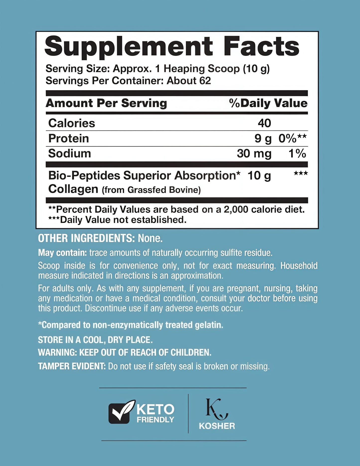 NeoCell collagen Bio-Peptides Powder22oz|Super Hair, Skin, and NailsSuperior Absorption |Grassfed ProteinSupplement |Advanced with 18Essential Amino Acids (2pack)